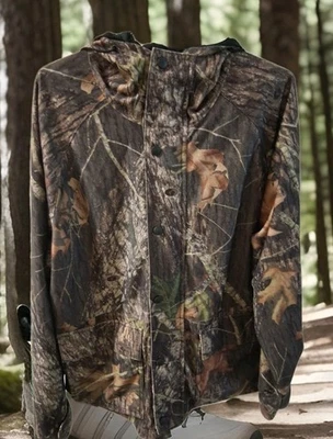  Vintage Redhead Mossy Oak Break Up  Camouflage Hoodie Jacket Size XL USA  - Image 1 of 4