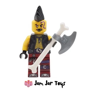LEGO Eyezor Ninjago Mini Figure - NEW With Bone AXE 71736 NJO639 R1234 - Picture 1 of 3