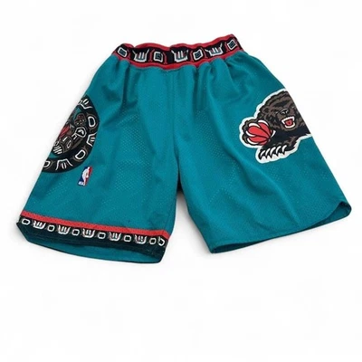 Pantalones Cortos Vancouver Grizzlies Para Hombre Pequeños Azul NBA Baloncesto 1995-96 Just Don EE. UU. Foto 1 de 4