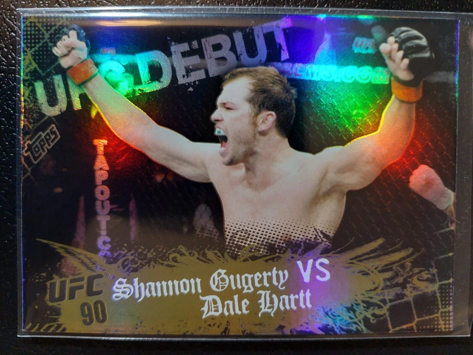 Shannon Gugerty vs Dale Hartt #119 2010 UFC Main Event Thick Gold Parallel - Image 1 of 2