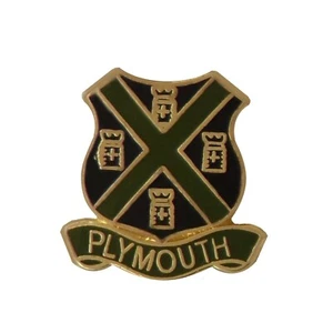 Plymouth Devon Crest Small Pin Badge - DEVON SELLER - Picture 1 of 3