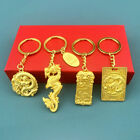 Vintage Chinese Zodiac Dragon Keychain Bag Pendant Creative Car Key Ring Chai St