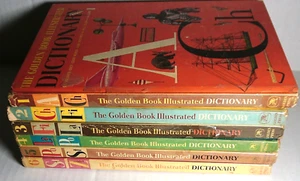 Vintage The Golden Book Illustrated Dictionary Vol.1 - 6 Complete Book Set 1961 - Bild 1 von 13