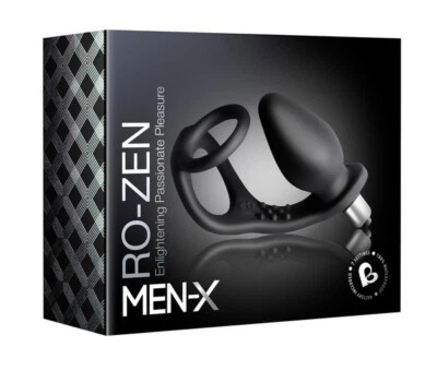 VIBRATORE NERO PROSTATA PERINEO STIMOLATORE UOMO SILICONE SEXY SHOP - Immagine 1 di 4