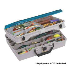 Plano Fishing Tackle Boxes & Bait Storage Two-Level Tackle Storage Beige/Blue