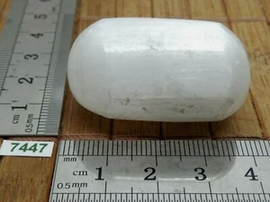 SELENIT Rollstein ca. 4- 4,5 cm Mineralien Lithotherapie Esoterik Reiki - Bild 1 von 2