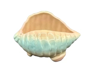 Vintage Shawnee Keramik Rosa & Blau Muschel Mini-Übertopf #668 - Bild 1 von 9