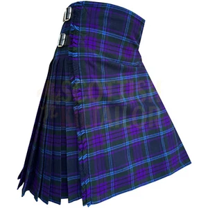 Clan Spirit of Scotland moderner Tartan-Kilt für Herren 8 Yard traditioneller Kilt Sale - Bild 1 von 7