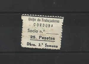 GUERRA CIVIL CORDOBA 25 PT NO RESEÑADO - Picture 1 of 1