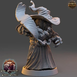Kardarion Oso Humanoide Mago - Hombre Oso - Miniaturas del amanecer, figuras de fantasía - Imagen 1 de 3