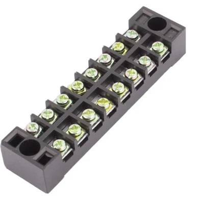 TP – 1508L 8 Position Dual Row Screw Electric Wire Connection￼ Barrier terminal - Image 1 of 4