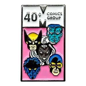 Marvel Comics X-Men Enamel Pin Wolverine Storm Cyclops Nightcrawler Comic Book - Picture 1 of 3