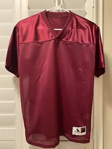 Augusta Sportswear Youth Stadium Replica Jersey Red Crimson Maroon Size L - Picture 1 of 5