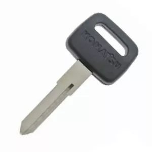 Llave de equipo pesado Komatsu en blanco - sin cortar con logotipo - Imagen 1 de 3