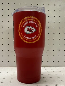 Super Bowl LVIII 30oz Powder Coat Tumbler Red - Picture 1 of 7