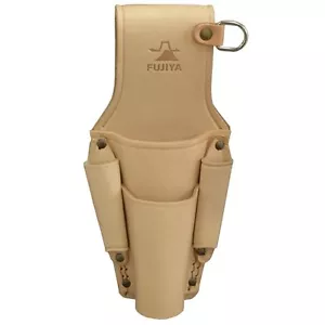 FUJIYA JAPAN Hand Tool Screwdriver Pliers Belt Holder Leather Case Made in JAPAN - Picture 1 of 6