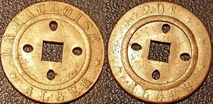 Algérie française - Alger - La Gauloise - 20 centimes à consommer TTB ! LEC#172v - Foto 1 di 1