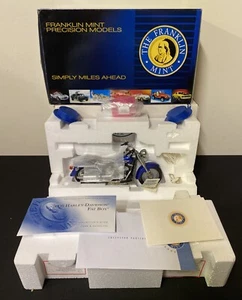 Rare Franklin Mint Harley Davidson 2006 Fat Boy Diecast Motorcycle 1/10 Scale - Picture 1 of 14