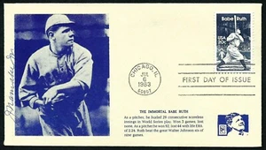 USA, SCOTT # 2046, WITH SIGNATURE NAMAKE FDC COVER D-862 BABE RUTH BASEBALL 1983 - Picture 1 of 2