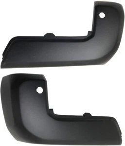 Juego de par de tapas de parachoques trasero negras para Toyota Tacoma 2016-2022 con orificio IPAS - Imagen 1 de 5