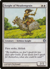 Magic the Gathering (MTG) Knight of Meadowgrain - DD: Knights v Dragons - White