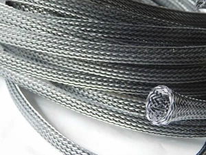3/8" EXPANDABLE SLEEVING - CARBON COLOR - YOU P[ICK TJHE LENGTH - Picture 1 of 2