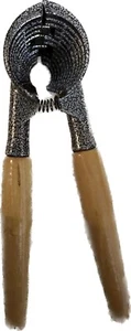 DE COLECCIÓN CASCANUECES METAL MADERA MANGO TWIST TOP ABRIDOR PECANA REGALO NAVIDEÑO NAVIDAD - Imagen 1 de 5