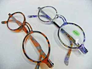 2 pair Lady / Girls Reading Glasses power +3.25 Popular oval style and colors - Picture 1 of 3