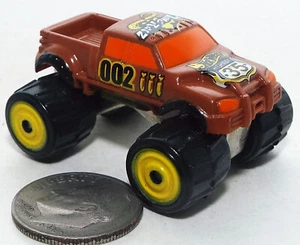 Small Hot Wheels Monster Truck Pickup truck Pickup truck in Dark Red marked 002 - Picture 1 of 4
