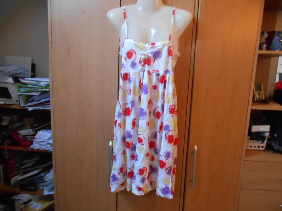 BNWT Roxy Multi-Coloured Strappy Cotton Sun Dress - 16 Yrs - Image 1 of 4