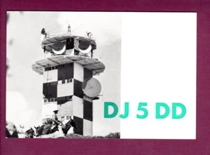 Vintage QSL Radio Card Germany DJ5DD ITT Manfred Still Plochingen November 1979 - Imagen 1 de 2