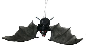 Animated 70cm Flying Bat Horror Evil Scare Light Up Halloween Prop Decoration - Picture 1 of 1