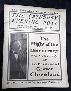 The Saturday Evening Post Dec 22 1900 Plight of Democracy Grover Cleveland - Picture 1 of 8