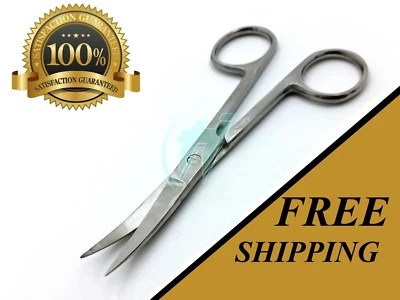 1 OPERATING DISSECTING SCISSORS 4.5" CURVED SHARP SHARP TIP SURGICAL - Image 1 of 4