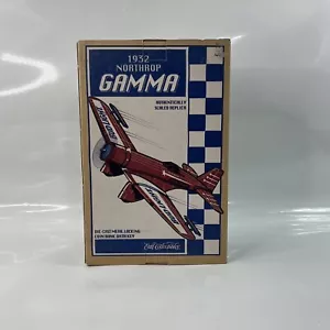 1932 NORTHROP GAMMA BUD LIGHT AIRPLANE ERTL DIECAST REPLICA NIB 12”W COIN BANK - Picture 1 of 3