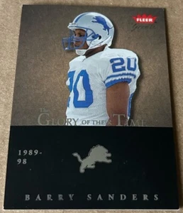 BARRY SANDERS 2004 FLEER GREATS GLORY Card#22GOT Ser#0691/1997 NM-MT Condition - Bild 1 von 2