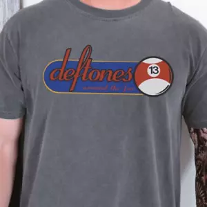 T-shirt Deftones Around the Fur 13 palline su maglietta vintage nera colori comodi 1717 - Foto 1 di 7