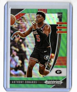 2020-21 Panini Prizm Draft Picks ANTHONY EDWARDS Green Prizm RC SP #41 - Picture 1 of 4