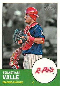 2012 Topps Heritage Minor League #144 Sebastian Valle NM-MT 