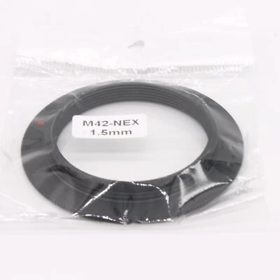 M42screw for Sony NEX3 5 6 7 alpha A7 A7R camera mount Adapter（Height 1.5 mm) ne - Image 1 of 3