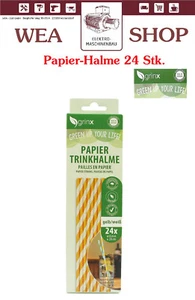 Papier-Trinkhalme Papierstrohhalme - Picture 1 of 1