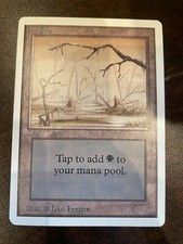 Magic: The Gathering Swamp B Unlimited Edition, Lot of 4