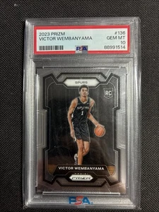 Victor Wembanyama 2023 Panini Prizm #136 Rookie PSA 10 - Bild 1 von 2