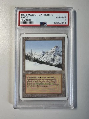 1994 MTG - Taiga - Revised Edition - PSA 8 - Image 1 of 2