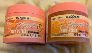 Soap & Glory Peach Please Body Scrub & Body Butter je 300ml - Limited Edition - Bild 1 von 1
