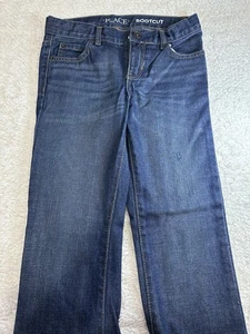 Children’s Place Boys Bootcut Jeans Size 7 Adjustable Waist Med Blue - Picture 1 of 4