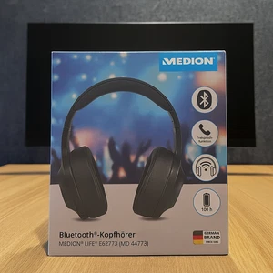Medion Bluetooth Kopfhörer E62773 Bluetooth 5.3-Technologie Freisprechfunktion - Bild 1 von 1