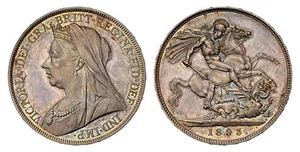 GREAT BRITAIN Victoria 1893-LVI AR Crown. NGC PR65. SCBC-3937 - Picture 1 of 1