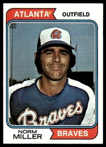1974 Topps Norm Miller Atlanta Braves #439 - Picture 1 of 2