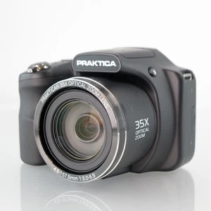 Praktica Luxmedia Z35 Digital Compact Camera 12MP Black CCD Sensor Digicam Parts - Picture 1 of 11